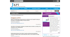 Desktop Screenshot of kptjournal.org