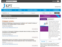 Tablet Screenshot of kptjournal.org